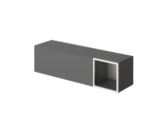 Adulis wall storage unit with 1 lift-up door and 1 compartment