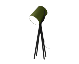Lampadaire Shooting  noir/kaki