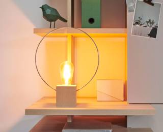 Lampe Aura PM Bois 