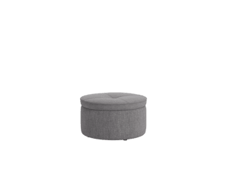 Domino round pouffe