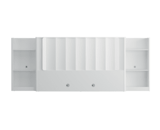 Aurore bookcase option for wave headboard