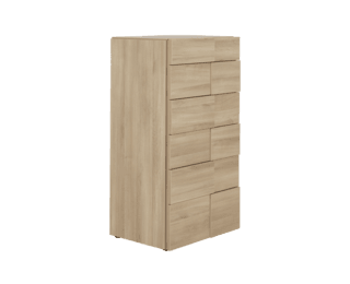Mervent  tall chest with 6 drawers 