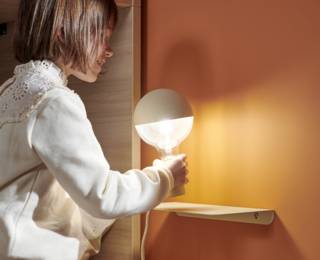 Cream Combo Magnetic lamp