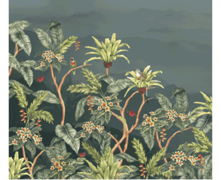 De Ninon panoramic wallpaper - Tropical Stroll XL W.336