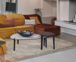 Tapis Peaky Safran