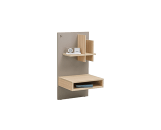 Graphic bedside shelf unit