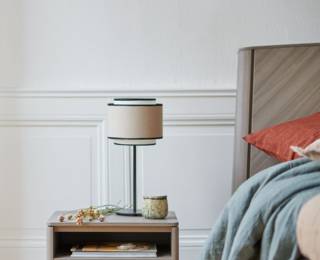 Lampe Bissol Moutarde/craie