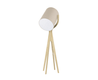 Lampadaire Shooting naturel/lin