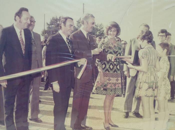 باتريس غوتييه في افتتاح موقع تشانتوناي - 1972