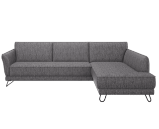 Fixed sofa 270 Smartchair with straight armrests of 20 cm Modulo.